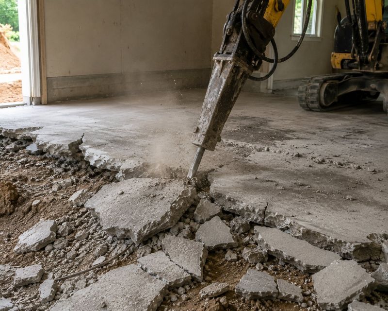 Slab Removal in Sacramento, CA